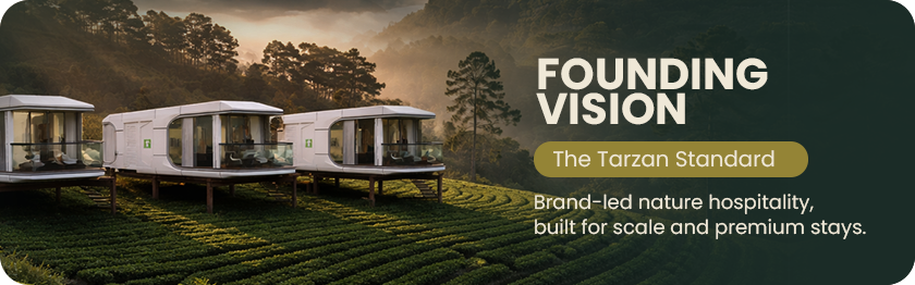 Tea estate pods