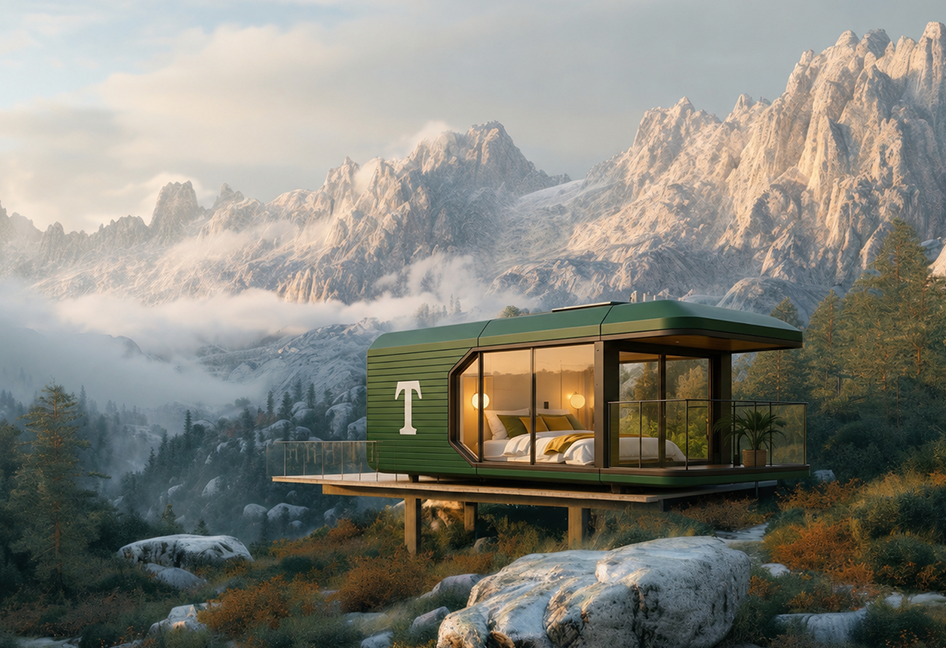 Premium nature retreat interior